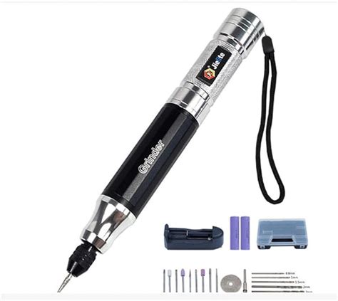 Engraving Pen Engraver Portable Cordless Rechargeable Electric Grinding Pen DIY Rotary Tool Kit ...