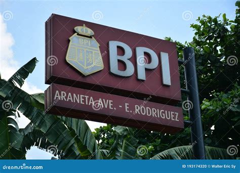 BPI Bank of the Philippine Islands Signage in Philippines Editorial Image - Image of money ...