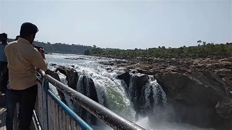 waterfall of Bhedaghat Jabalpur - YouTube