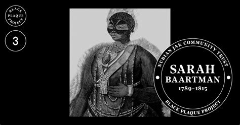 Sarah Baartman - Black Plaque Project