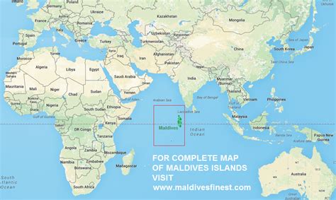 Maldives Map With Resorts, Airports and Local Islands 2024