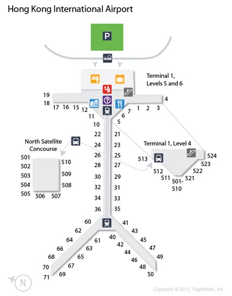 World Maps Library - Complete Resources: Hong Kong Airport Maps Terminal 1