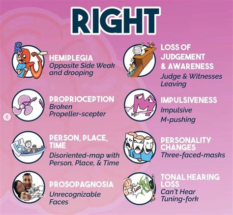 Compare and contrast left and right hemisphere stroke. #medicine #nursing #RN #NCLEX #PA # ...