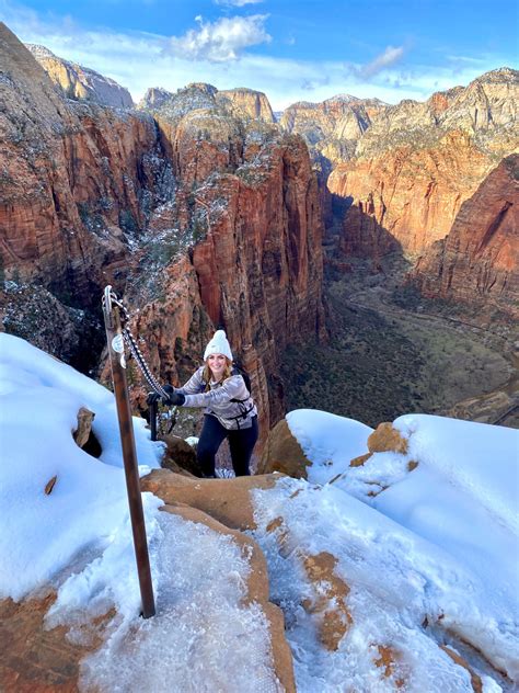 Why You Need to Visit Zion National Park in Winter - Danielle Outdoors