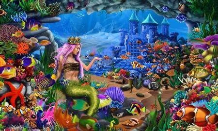 Mermaid in Her Kingdom - Fantasy & Abstract Background Wallpapers on Desktop Nexus (Image 2477258)