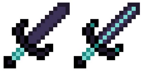 Minecraft Obsidian Swords by DBZ2010 on DeviantArt