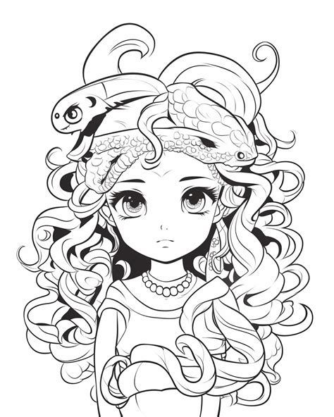 Medusa Coloring Pages