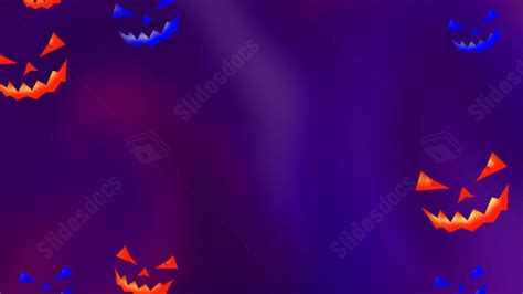 Festival Gradient Purple Pumpkin Halloween Psychedelic Powerpoint Background For Free Download ...