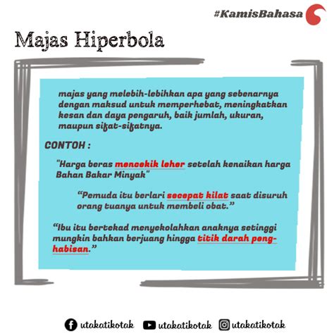 Majas Hiperbola Contoh – Goresan