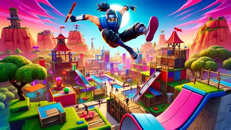 Ninja Warrior EXTREME Parkour 0024-2475-7095 by ardian - Fortnite Creative Map Code - Fortnite.GG