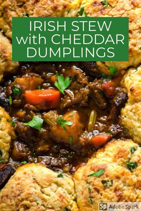 Guinness® Irish Stew & Cheddar Dumplings [Video] | Irish stew, Turkey ...