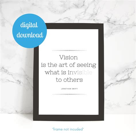 Printable invisible Wall Art, Inspirational Quote, Digital Download Wall Art, Optometry Wall Art ...