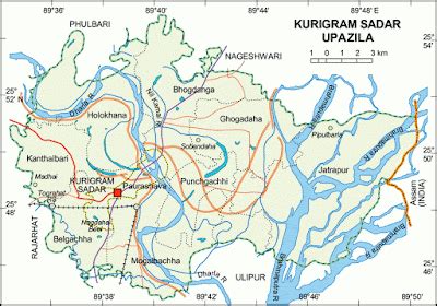 Kurigram: Kurigram District Map