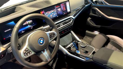 2023 - BMW i4 eDrive 40 Gran Coupe M Sport (Full - Interior) - YouTube