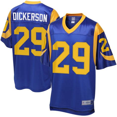 Eric Dickerson Los Angeles Rams NFL Pro Line Retired Player Jersey - Blue Official Nfl Football ...