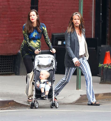 Liv Tyler and Steven Tyler - Walks in the West Village in New York 6/23 ...