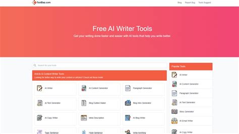 ToolBaz-AI Writer Tool - Cloudbooklet