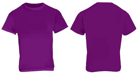 Purple Shirt Template Stock Illustration - Download Image Now - iStock