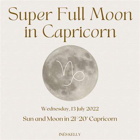 Full Moon in Capricorn