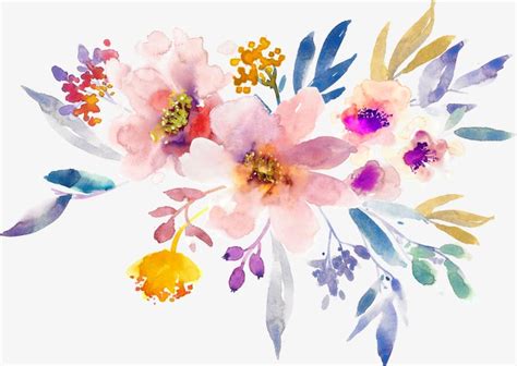 Basic Watercolor Flowers at GetDrawings | Free download