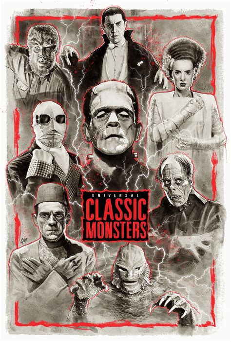 Universal Classic Monsters illustration :: Behance