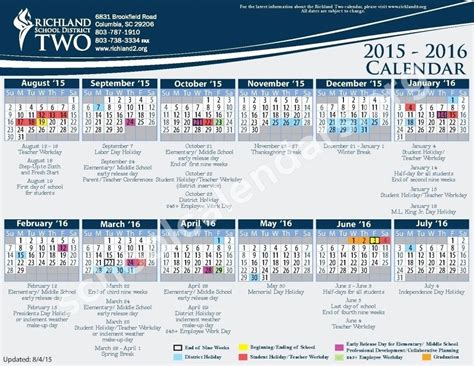 Richland 2 Calendar 2024 25 - Ruthi Clarisse