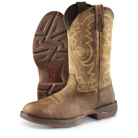 Durango Rebel Cowboy Boots, Tan / Goldenrod - 650646, Cowboy & Western ...