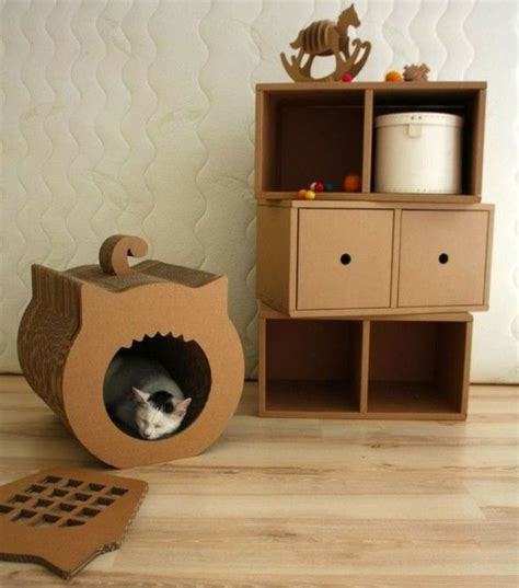 20 Cheap And Creative DIY Cardboard Furniture Ideas | HomeMydesign