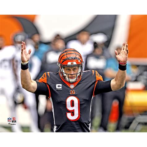 Joe Burrow Cincinnati Bengals Unsigned First Career Win Photograph