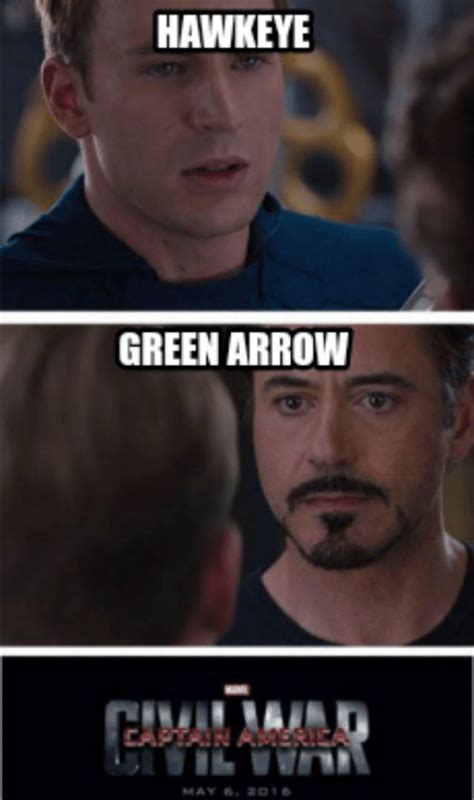 10 Most Hilarious Green Arrow Vs Hawkeye Memes Of All Time