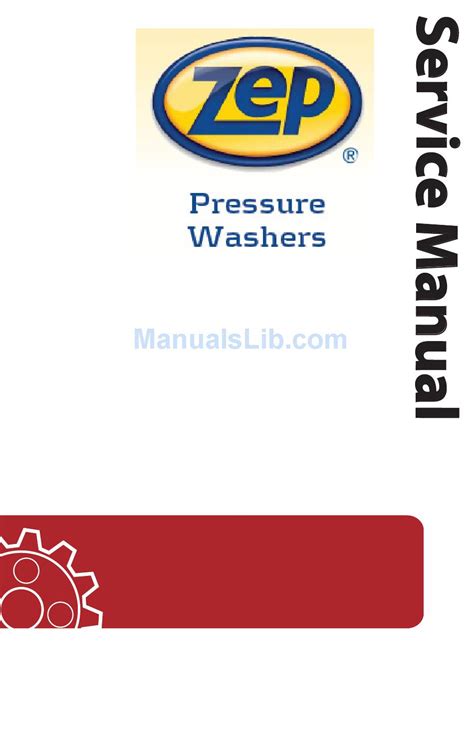 ZEP PRESSURE WASHERS SERVICE MANUAL Pdf Download | ManualsLib