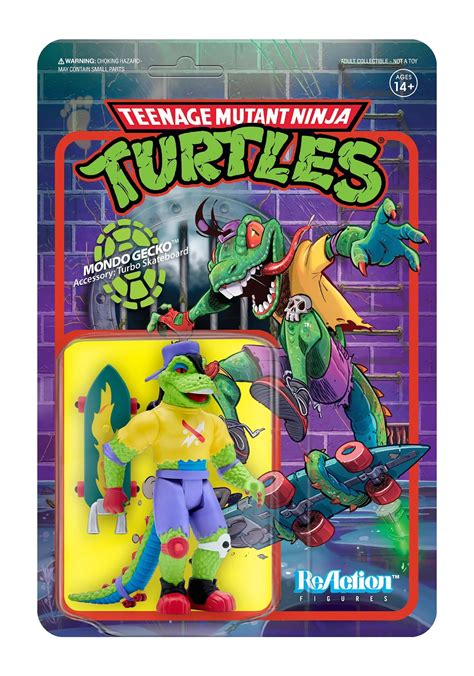 TMNT ReAction Mondo Gecko Wave 4 Action Figure