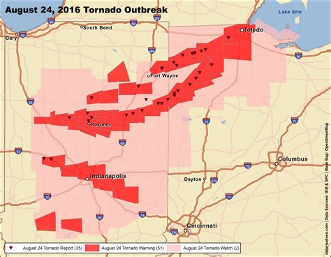 Weather History - 2016 Indiana Tornado Outbreak