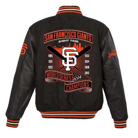 San Francisco Giants 2014 World Series Champions Reversible Wool Jacket ...