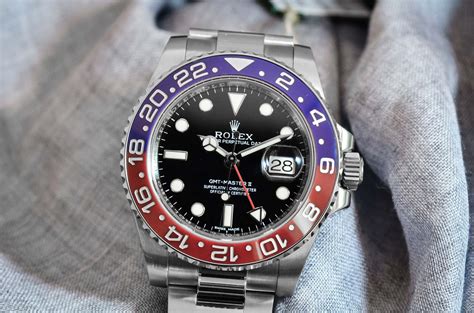 Introducing the Rolex GMT-Master II Pepsi ref. 116719BLRO - Monochrome ...