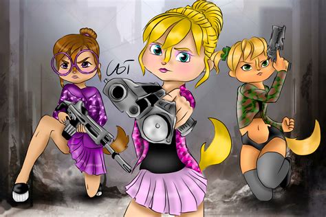 army chipettes♥ Alvittany - Illustrations ART street