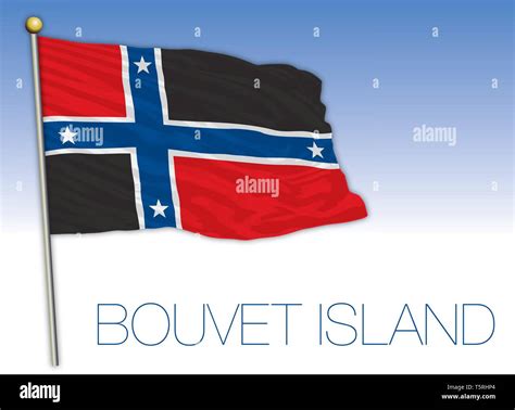 Bouvet Island flag, Antarctica, Norway Stock Vector Image & Art - Alamy