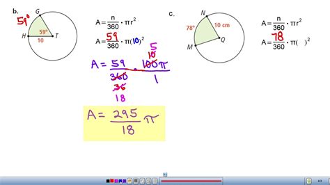 Area of a Sector - YouTube