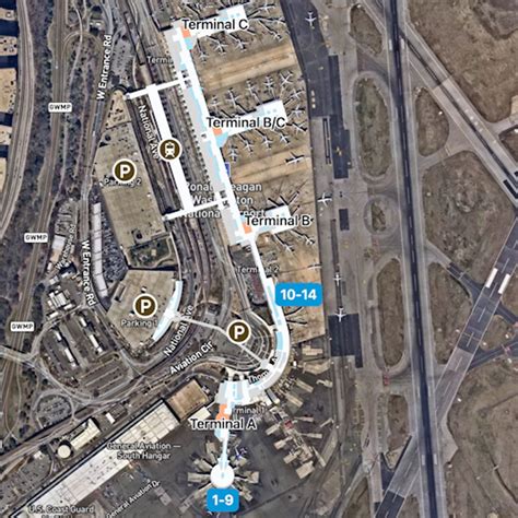 Reagan National Airport Map: Guide to DCA's Terminals