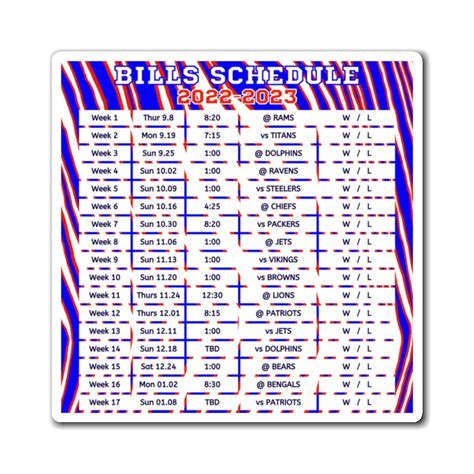 Buffalo Bills Schedule 2024 2024 Printable Pdf - Flora Jewelle