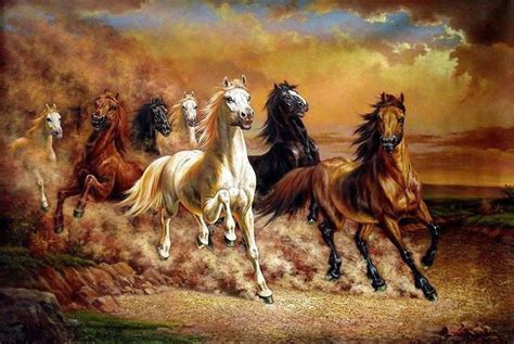 Horse Paintings On Canvas | ... HUGE WALL ART OIL PAINTING ON CANVAS"Majesti c Horse"(no framed ...