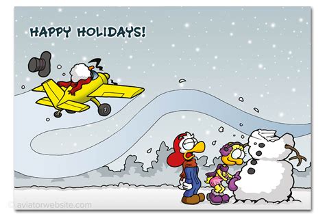 Aviation Christmas Cards for pilots and airplane geeks | AVIATORwebsite