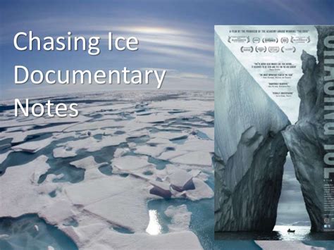 Chasing ice documentary