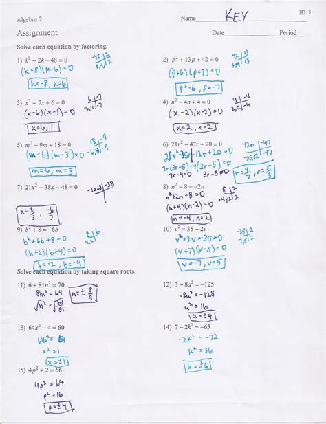 50 Solving Polynomial Equations Worksheet Answers