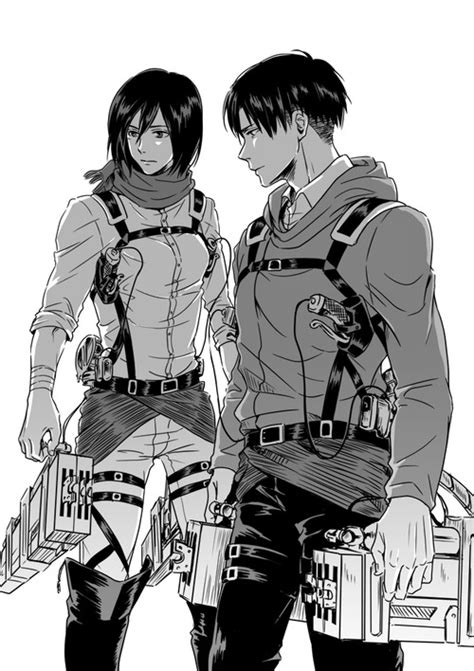 Levi and Mikasa - Anime Fan Art (36816735) - Fanpop