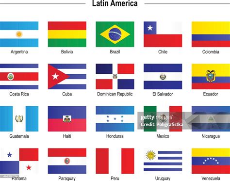 Flags Latin America High-Res Vector Graphic - Getty Images