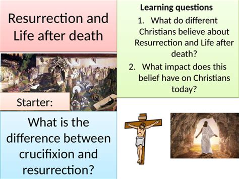 Christianity beliefs- Resurrection and life after death- GCSE AQA 9-1 | Teaching Resources