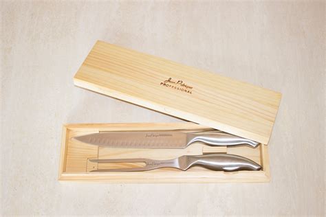 Stainless Steel Carving Knife and Fork Set – Jean Patrique Professional ...