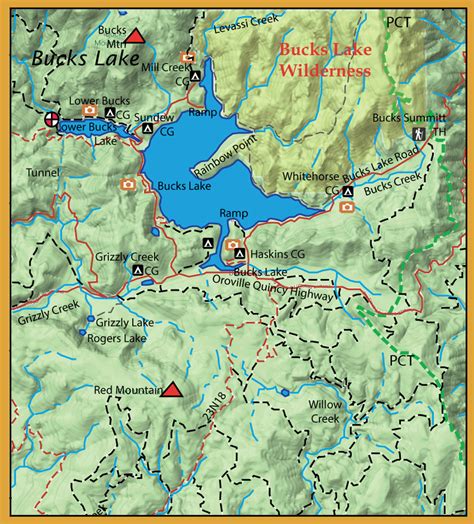 Bucks Lake Campground Map