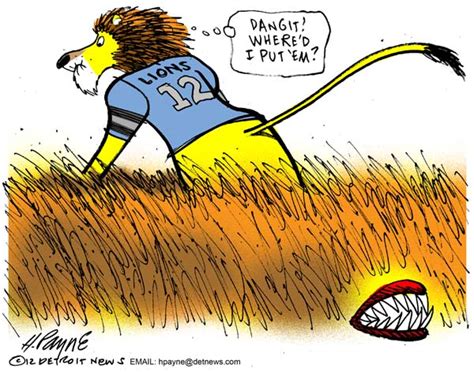 Henry Payne » Editorial Cartoon: Detroit Lions’ Teeth